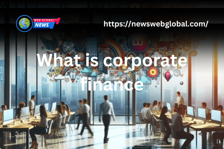 What is corporate finance